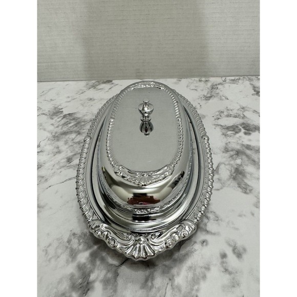 Vintage 1960’s Danny Wilson Original  Chrome Plated Butter Dish - Picture 2 of 12